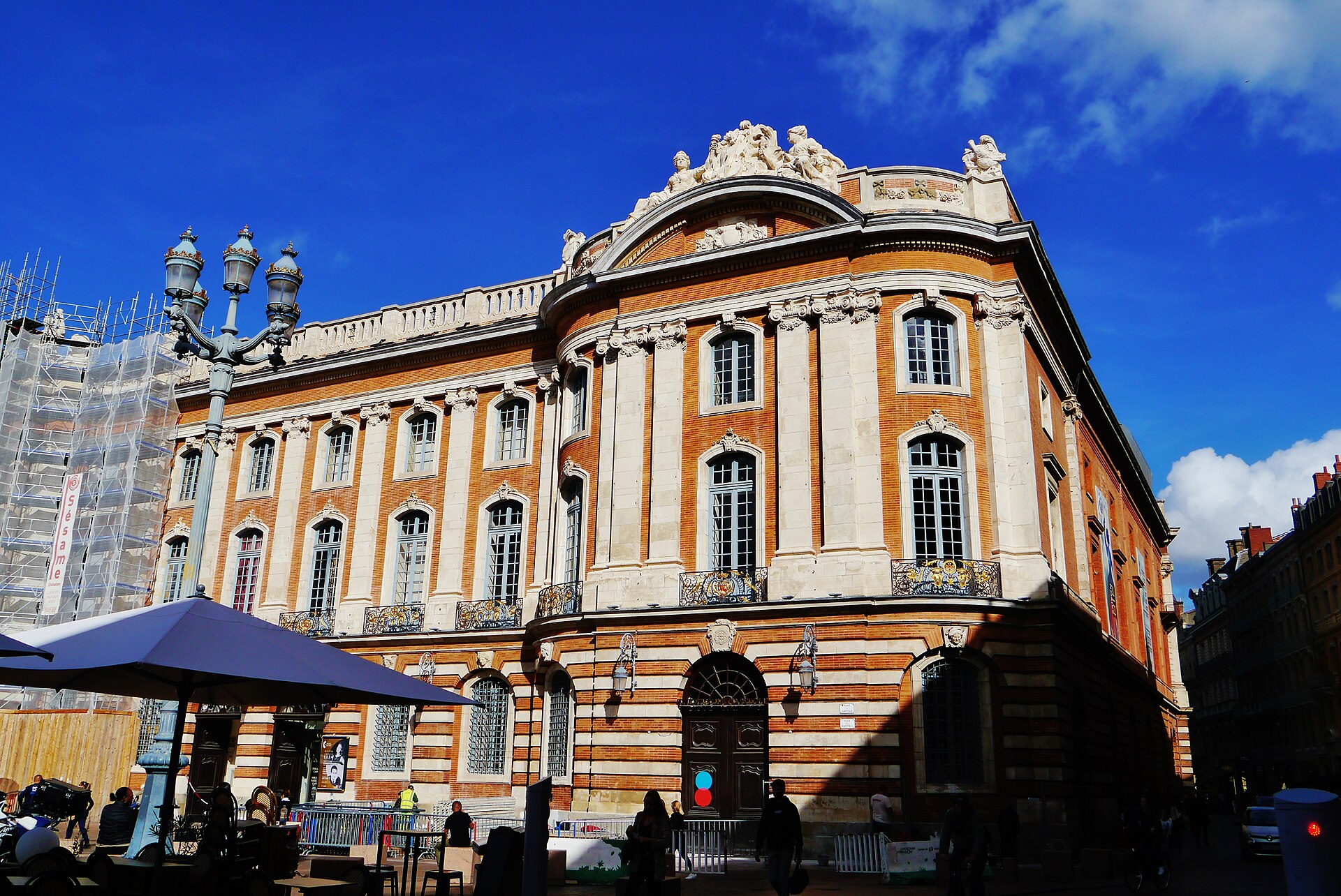 La façade du Capitole de Toulouse, siège de la mairie.